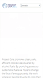 Mobile Screenshot of projectgaia.com